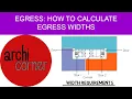 AC 011 - Egress How to Calculate Egress Widths