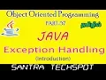 Introduction to Exception Handling in Java Java Programming in Tamil