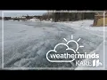 WeatherMinds Lake Superior pushing ice