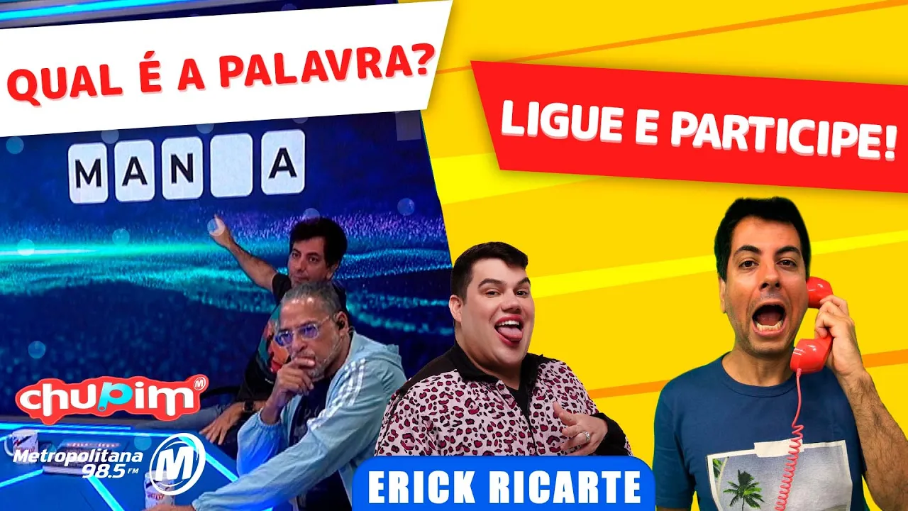 ERICK RICARTE - PALAVRA MISTERIOSA!!! - 22/06/2023