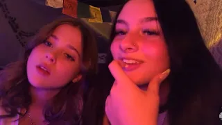 Periscope - Lesbian girls broadcast in dim light