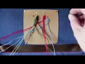 Bobbin lace making How to make a four tallies junction