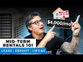 Mid-Term Rentals 101 2025 Watch This FIRST Leases Deposits Listings
