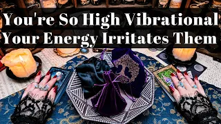 YOU’RE SO HIGH VIBRATIONAL. YOUR ENERGY IRRITATES THEM. THEY CONSIDER YOUR PRESENCE ALONE A THREAT