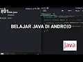 Belajar Pemrograman Java di Android menggunakan aplikasi Java N IDE