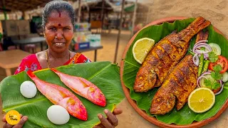 Tamil Nadu Style Rani Fish Eggs Fry I Pondicherry Street Food