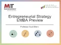 MIT EMBA Faculty Masterclass with Scott Stern