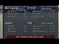 Download Lagu Thrilling Finish | Srilanka won a thriller against India @ Colombo | Singer-Akai Nidahas Trophy 1998