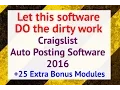 Craigslist Auto Posting Software 2016
