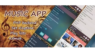 Music Android Mobile App Source Code for Sale  - sellmyapp.com