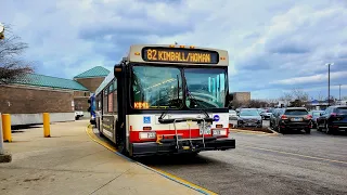 Ride CTA Bus 2008 D40LF on Route 82 from Pk to Lincolnwood T C