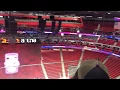 View from upper deck gondola of Detroit red wings new home at little Caesars arena