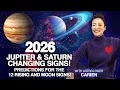 2026 Saturn and Jupiter s Transits Predictions All 12 Signs by Carien with Time Stamps