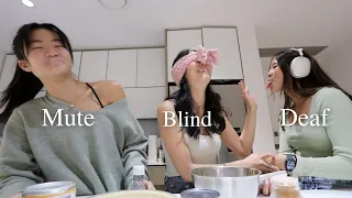 Download BLIND, DEAF, MUTE COOKING CHALLENGE! *chaotic* MP3