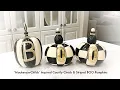 MACKENZIE-CHILDS INSPIRED COURTLY CHECKED STRIPED BOO PUMPKINS DIY Using Dollarama Items