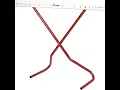Champion Sports Adjustable Height Training Hurdle Red