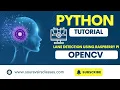 Self Driving Car with Lane Detection using Raspberry Pi OpenCV Python