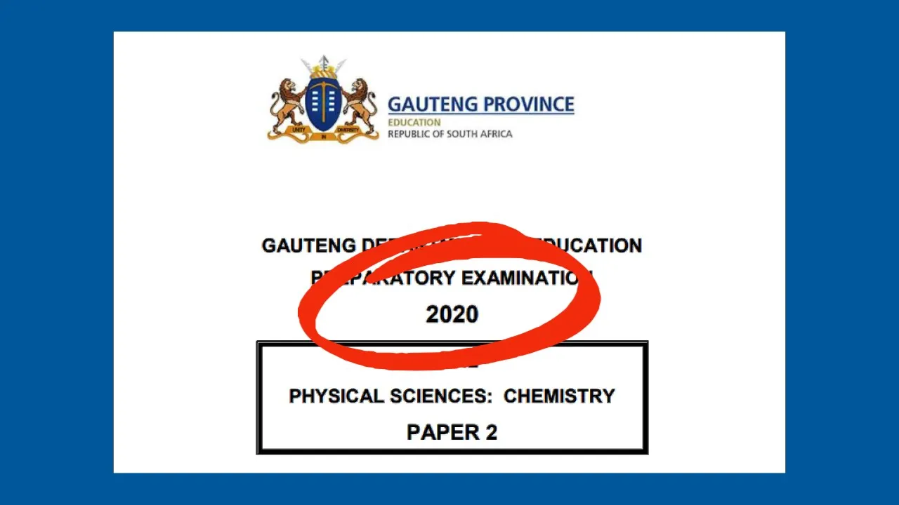 FULL MEMO GRADE 12 CHEMISTRY SEPTEMBER 2020