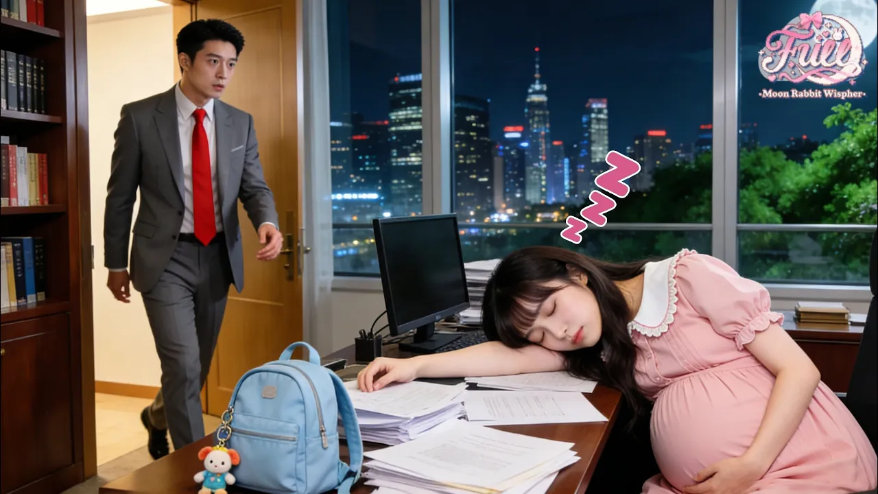 To Earn Baby Formula Money,Exhausted Single Mom Falls Asleep in CEO Office,But He walks in&Loves Her