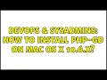 DevOps SysAdmins How to install php-gd on Mac OS X 10 6 x
