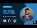 LeetCode Solve Alternating String Merge Problem Foodie Developer