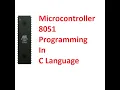 Microcontroller Programming Lecture 01 Introduction