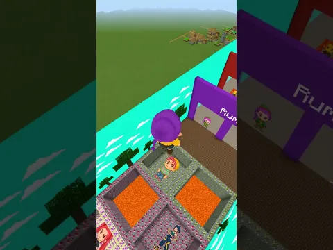 kpop Demon Guess The Logo VS Lava Jump Challenge 😱 pt.2 #minecraft #shorts