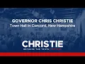 Download Lagu Town Hall with Chris Christie in Concord, New Hampshire