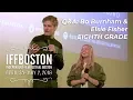 Q A Bo Burnham Elsie Fisher on EIGHTH GRADE IFFBoston 2018