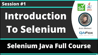 Selenium Java Training - Session 1