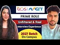 TCS Prime Interview Experience 2027 batch How He Cracked Prime Role TCS NQT 2026 TCS NQT 2027