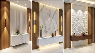 أفضل 100 فكرة لتزيين جدران غرف المعيشة وغرف النوم والصالات لعام 2025 تصاميم كسوة جدران عصرية 