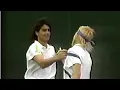 Martina Navratilova vs Gabriela Sabatini 1990 Wimbledon SF Highlights