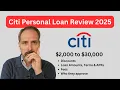 Citi Personal Loan Review 2025 What You Need to Know Before You Apply 2 000 to 30 000