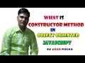 constructor method javascript JavaScript Constructors Constructor Functions Lecture - 4