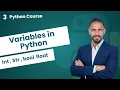 03 - What are variable and how we can use them in python Python Course Data by Mousa
