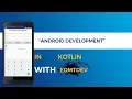 Kotlin Android Tutorial - Working with SQLite