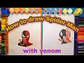 How To Draw Venom Awesome Step-By-Step Tutorial