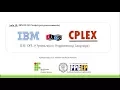 CPLEX Aula 10 - IBM ILOG Script pre-processamento