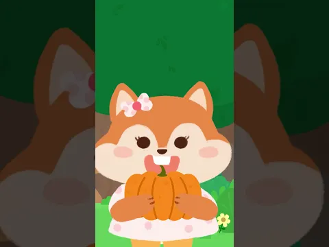 Donut or Pumpkin | Healthy for Little Squirrel? | 1 #kidslearning #food #abcd #englishlearning