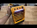 Uses DeWalt Battery Misting and Cooling Fan by UNIQWAMO