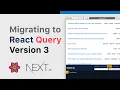 Migrating to React Query v3 with Next js
