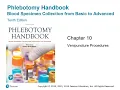 chapter 10 Venipuncture Procedures Lecture part I