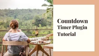 Simple Countdown effect with Timer JS plugin Tutorial for Beginners