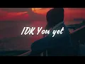 Alexander 23 - IDK You Yet (Lyrics)