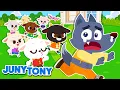 Download Lagu Enquanto Seu Lobo Não Vem 🐺🎶 Música Infantil com O Lobo e os Sete Cabritinhos | JunyTony Português
