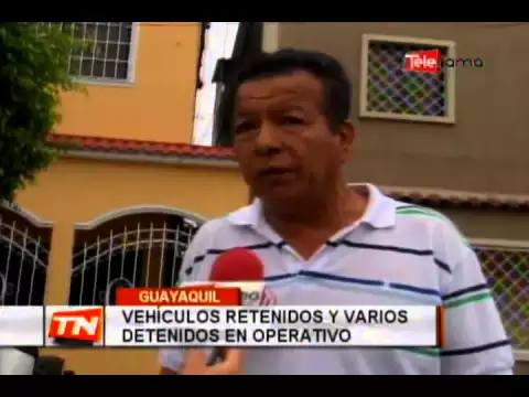 Vehículos retenidos y varios detenidos en operativo