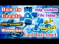How to Create SSH WebSocket Account Create Fast Internet Speed File Full Tutorial 2026