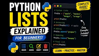 Python Lists Explained for Beginners Learn Lists in Python