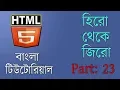 Part 23 HTML Bangla Tutorial background image add